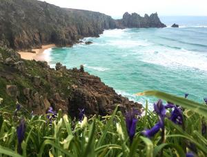 Pedn Vounder Beach - Porthcurno - Minack - Arty Camping Adventures at Treen Farm Cornwall John Dyer Gallery
