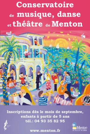 John Dyer Painting used on French Conservatoire Poster John Dyer Gallery