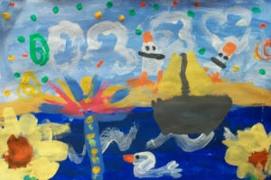 Ernesettle School’s little artists - inspired by artist John Dyer John Dyer Gallery