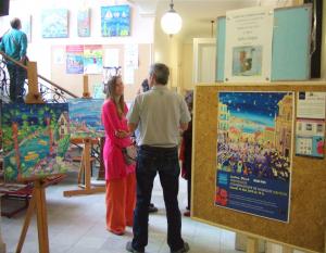 John Dyer and Joanne Short Vernissage - Côte d’Azur in Menton's Conservatoire of Music John Dyer Gallery