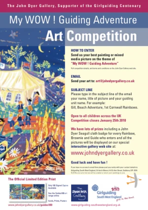 John Dyer Official Girlguiding Centenary Art Competition John Dyer Gallery