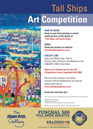 Children’s Tall Ships 2008 Art Competition Launched John Dyer Gallery