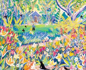 Alan Titchmarsh's Last Summer at Barleywood Painted by John Dyer