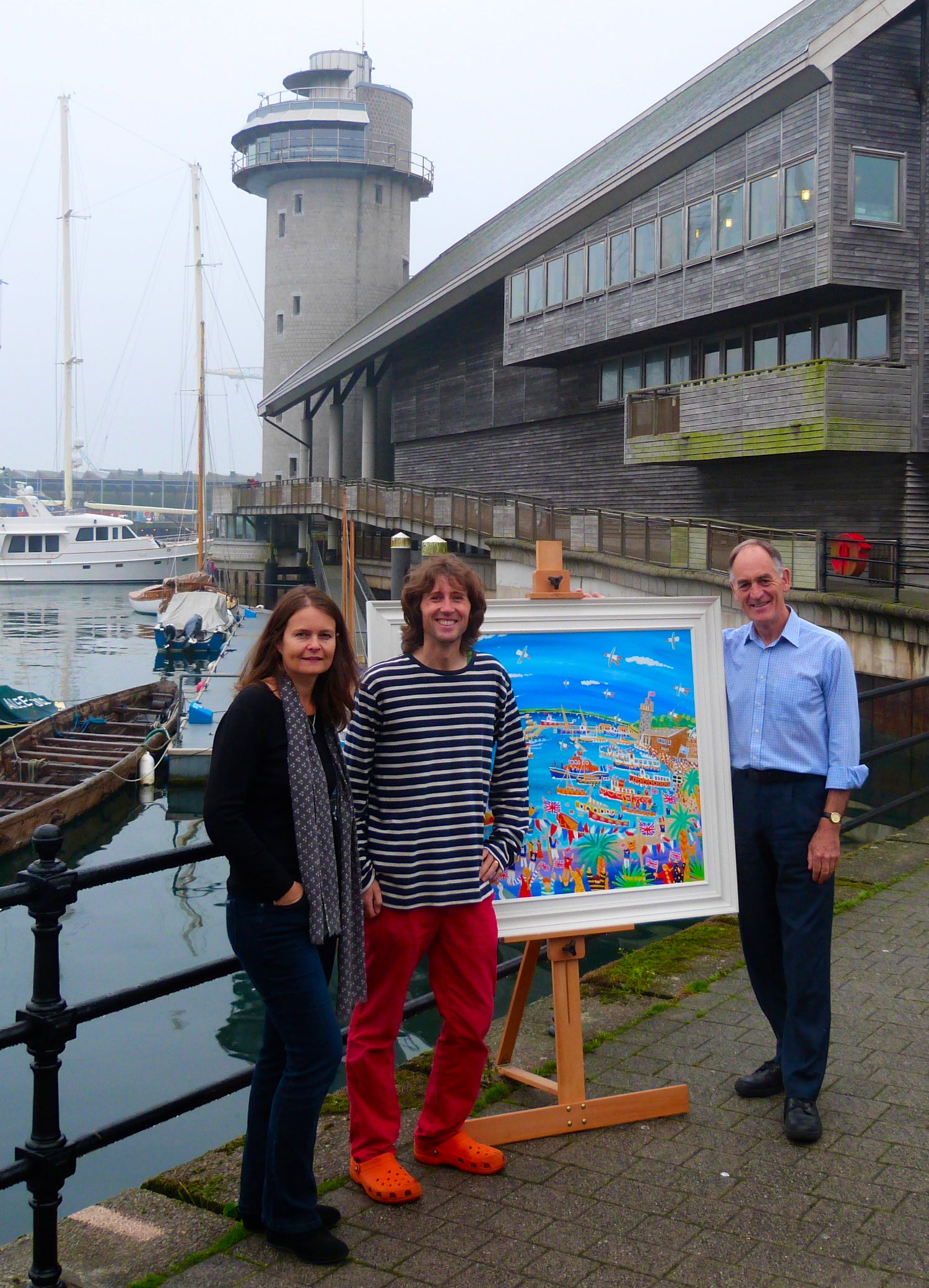 John Dyer appointed as the Artist in Residence for the Falmouth to Royal Greenwich Tall Ships Regatta 2014