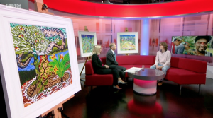 BBC TV feature John Dyer's Last Chance to Paint Exhibition at the Eden Project