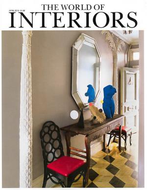 The World of Interiors features a Joanne Short Vintage Art Poster of Cornwall John Dyer Gallery