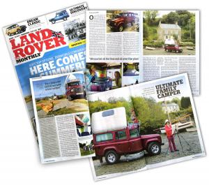 Land Rover Monthly Feature Artists' Dormobile Camper Landrover John Dyer Gallery