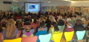 John Dyer Inspires 100 young artists at the Eden Project