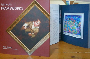 John Dyer Painting featured in Falmouth Frameworks Book and Exhibition at Falmouth Art Gallery.