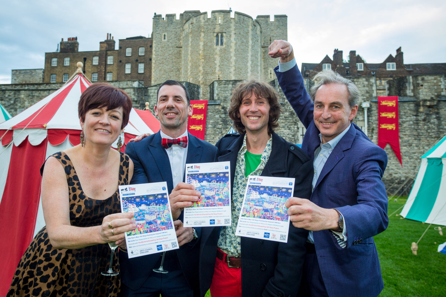 Tower of London Launch for John Dyer’s latest Tall Ships Arts project