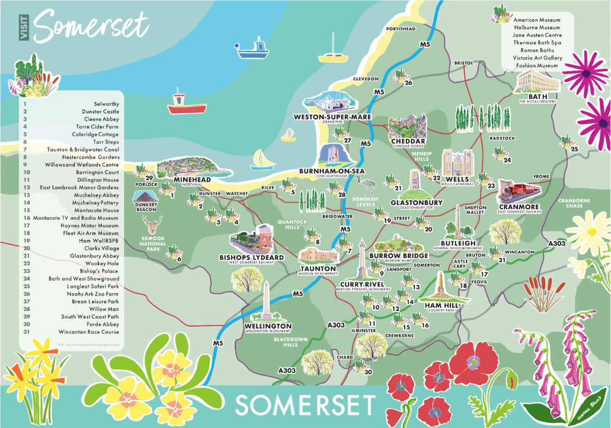 Visit Somerset licenses art by artist Joanne Short John Dyer Gallery