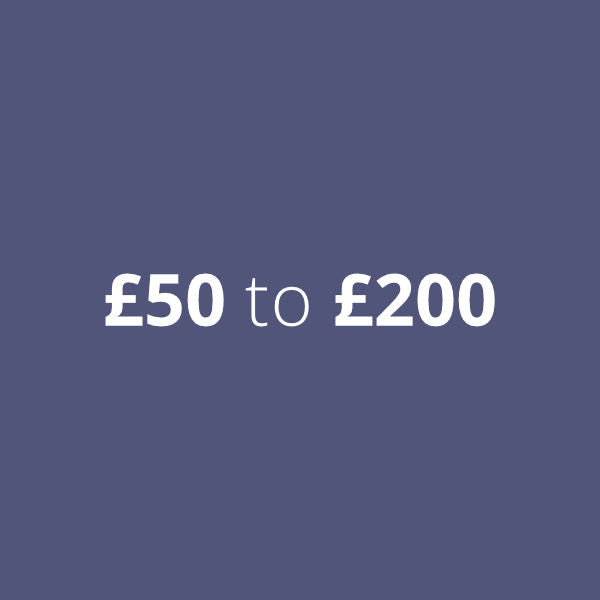 Art: £50 to £200