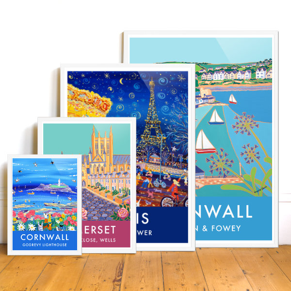 Art print shop from The John Dyer Gallery in Cornwall