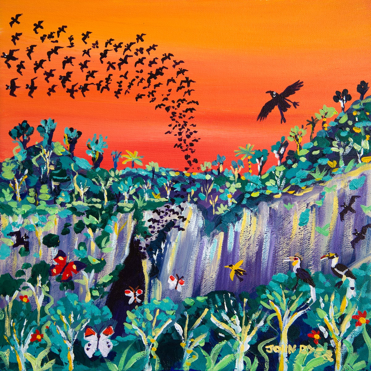Borneo-Rainforest-Paintings John Dyer Gallery