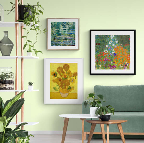 Garden Paintings. Prints by Historical Artists