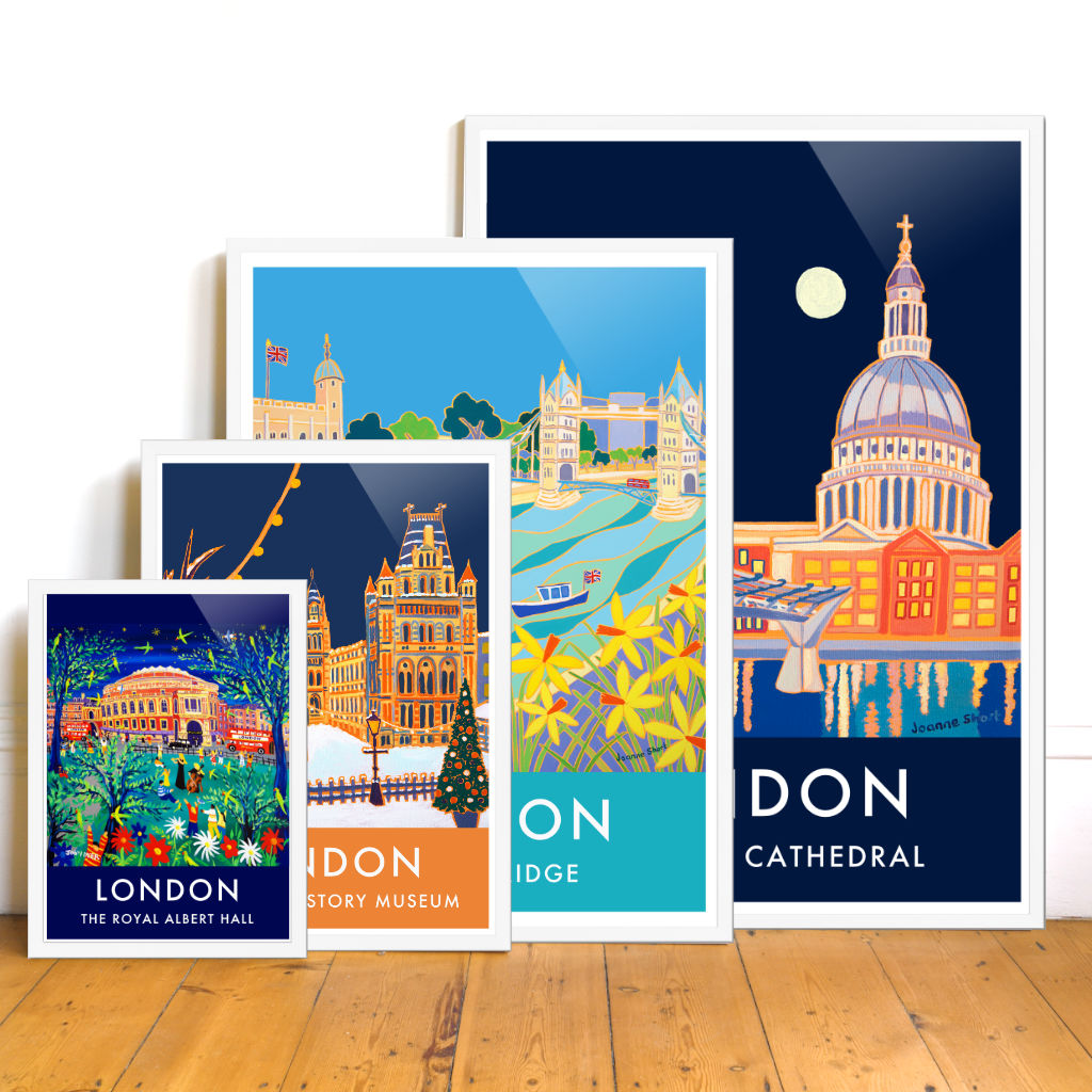 Vintage London Posters: Retro and Vintage Style Art