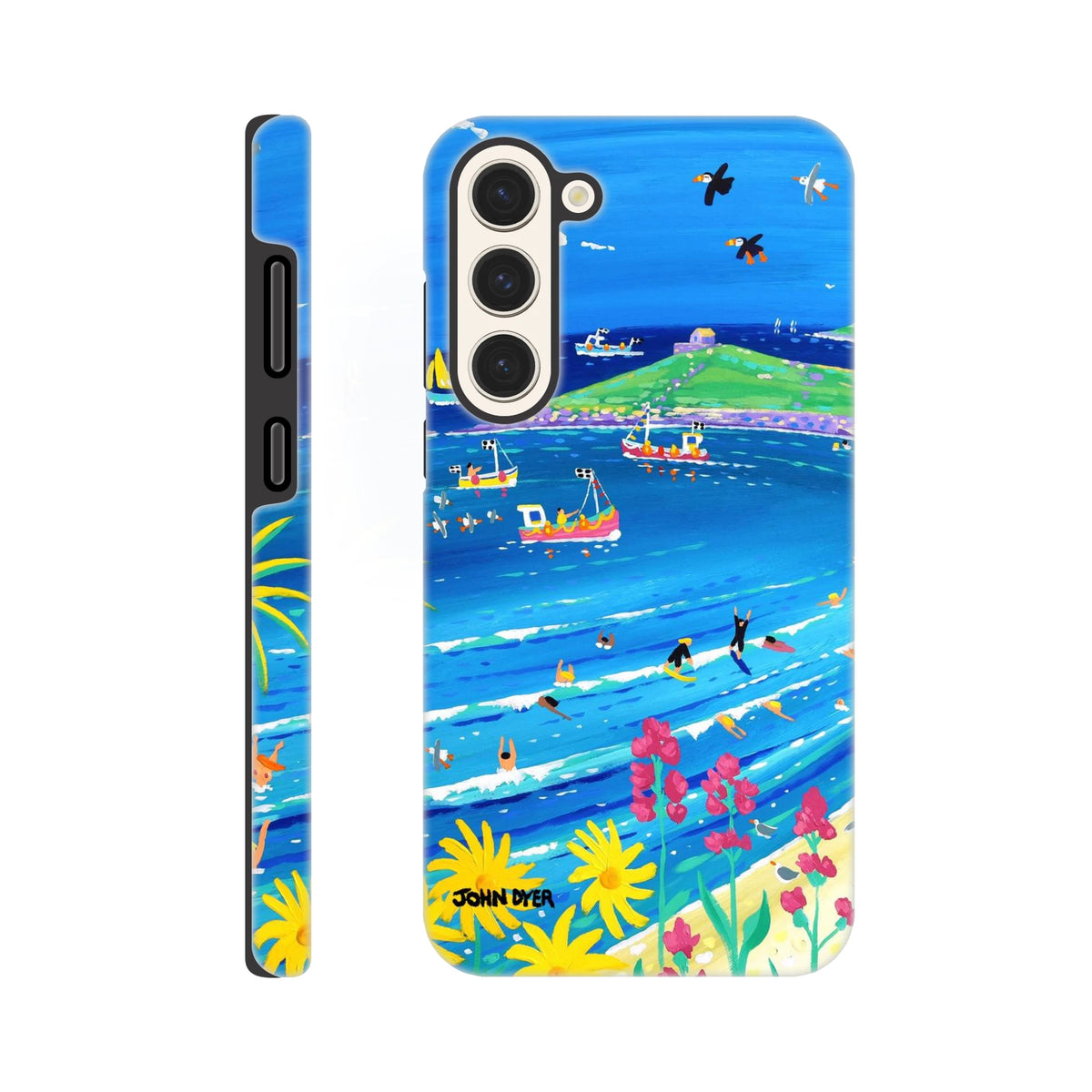 Tough Art Phone Case. Porthmeor Beach, St Ives by Cornish Artist John Dyer.