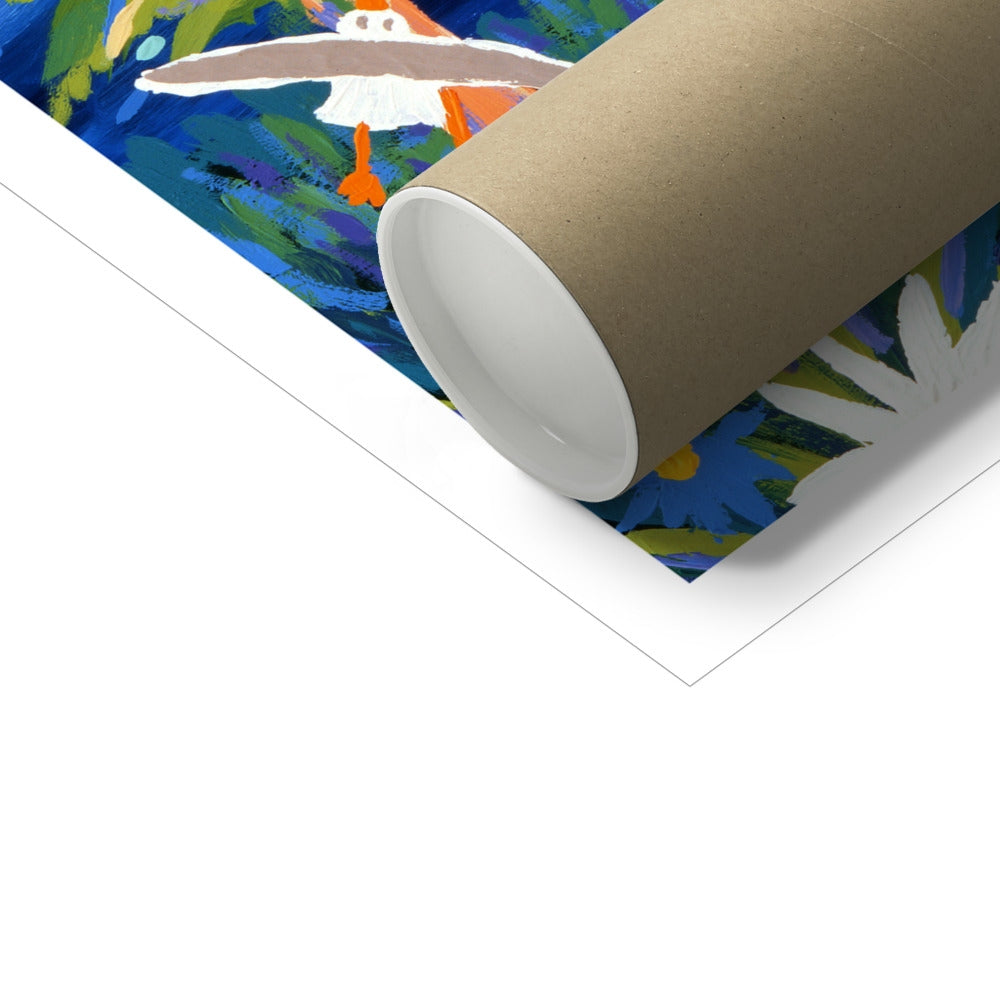 John Dyer Fine Art Beach Print 'Sailing beneath the Eclipse, Falmouth, Cornwall'. Open Edition Cornish Art Print