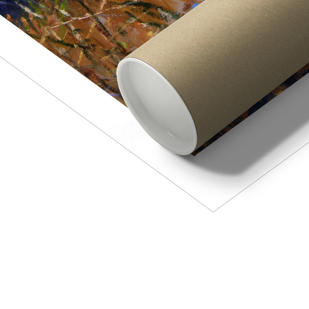 'Lavender Fields under the Stars, Provence' by Ted Dyer. Open Edition French Fine Art Print.