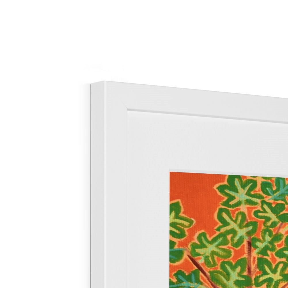 Joanne Short Framed Open Edition Cornish Art Print. 'The Painted Garden, Chelsea Flower Show'