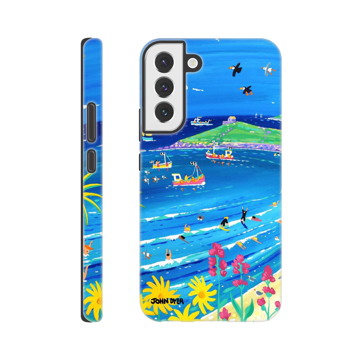 Tough Art Phone Case. Porthmeor Beach, St Ives by Cornish Artist John Dyer.