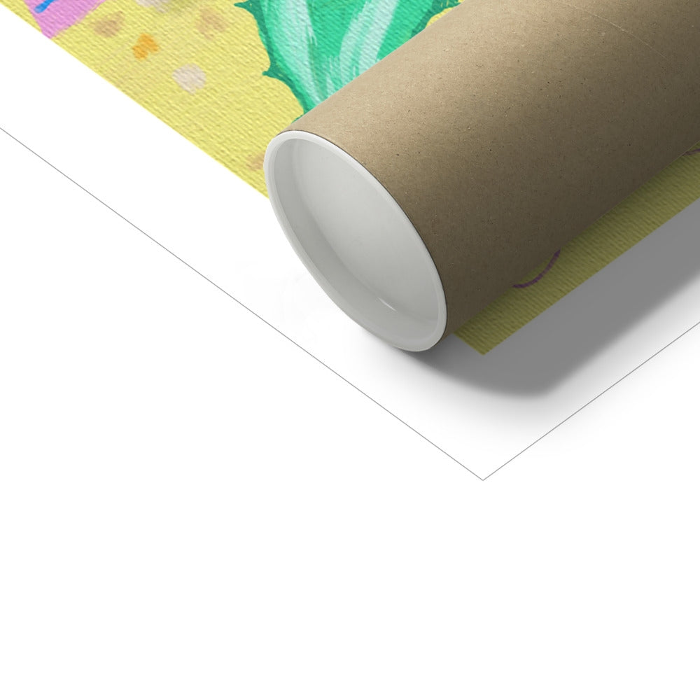 John Dyer Greece Artwork. Open Edition Greek Art Print of Corfu. 'Beachside Bliss in Corfu, Greece'. Greek Art Gallery