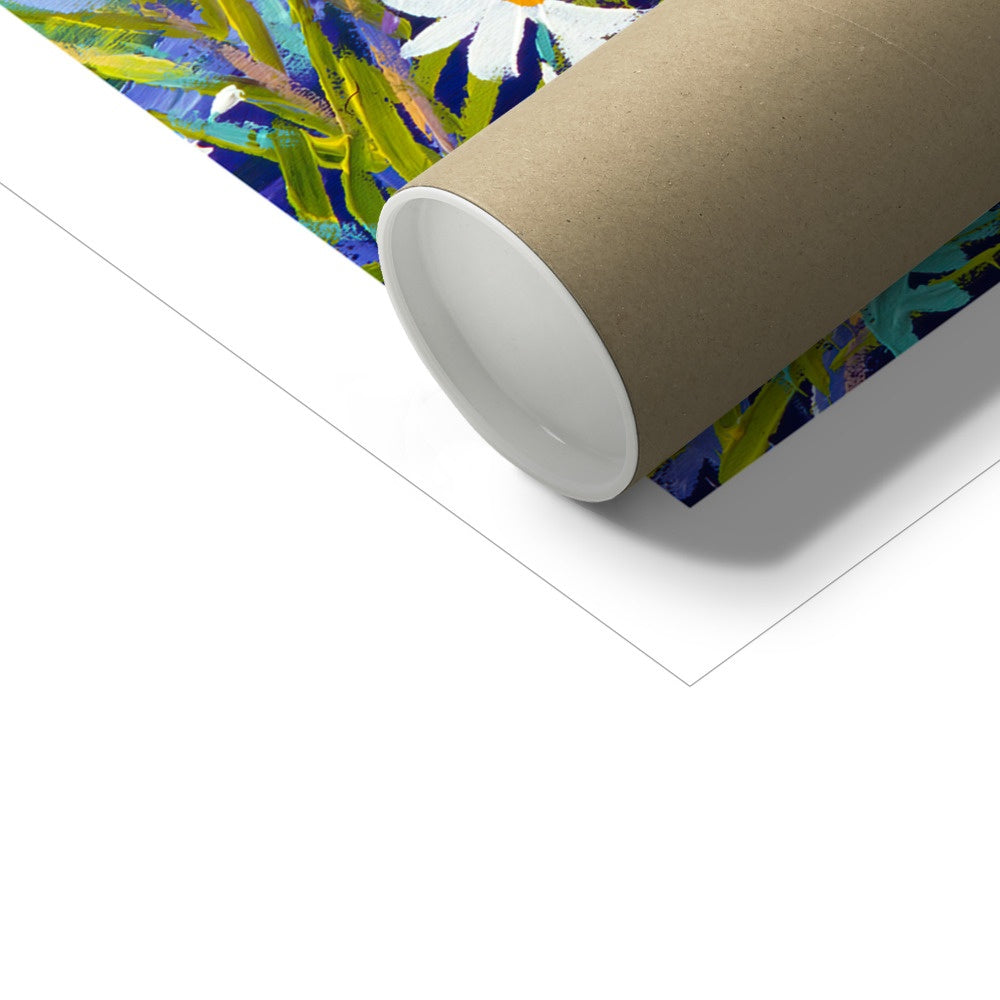 John Dyer Fine Art Print. Open Edition French Art Print. 'Chatting to the Goldfish, Jardin Thuret, Cap d'Antibes, France'. French Garden.