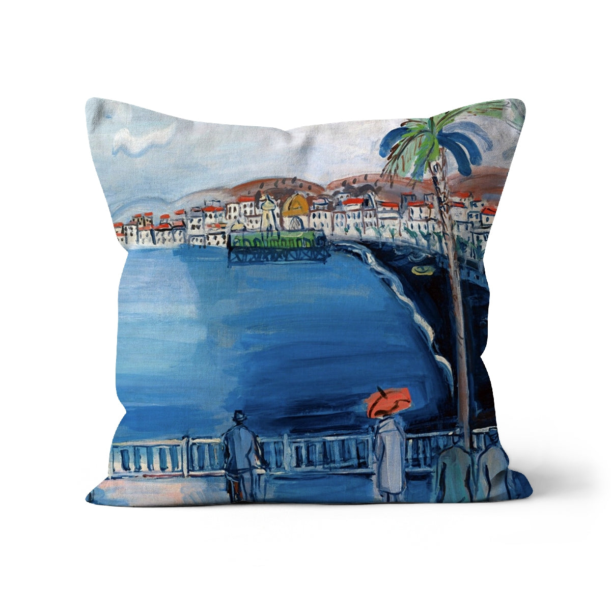 'Baie des Anges, Nice, France' Classic Art Cushion by Raoul Dufy