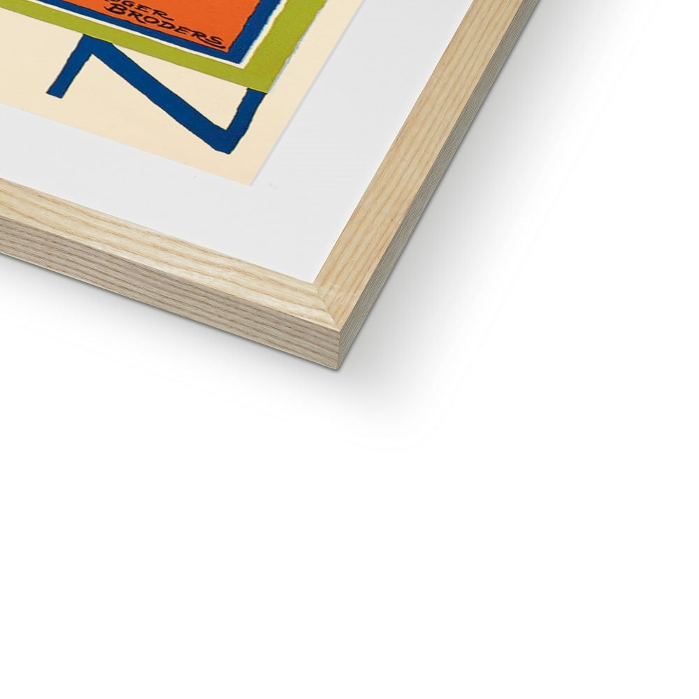 Vintage Travel Poster Print of Menton, France by Roger Broders. Open Edition Fine Art Print. Historic Art Framed and Mounted Print