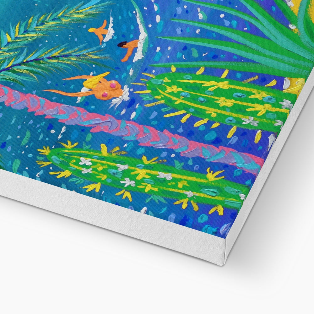 Sexy Curves, Nice, France. Hotel Negresco. Canvas Art Print by John Dyer