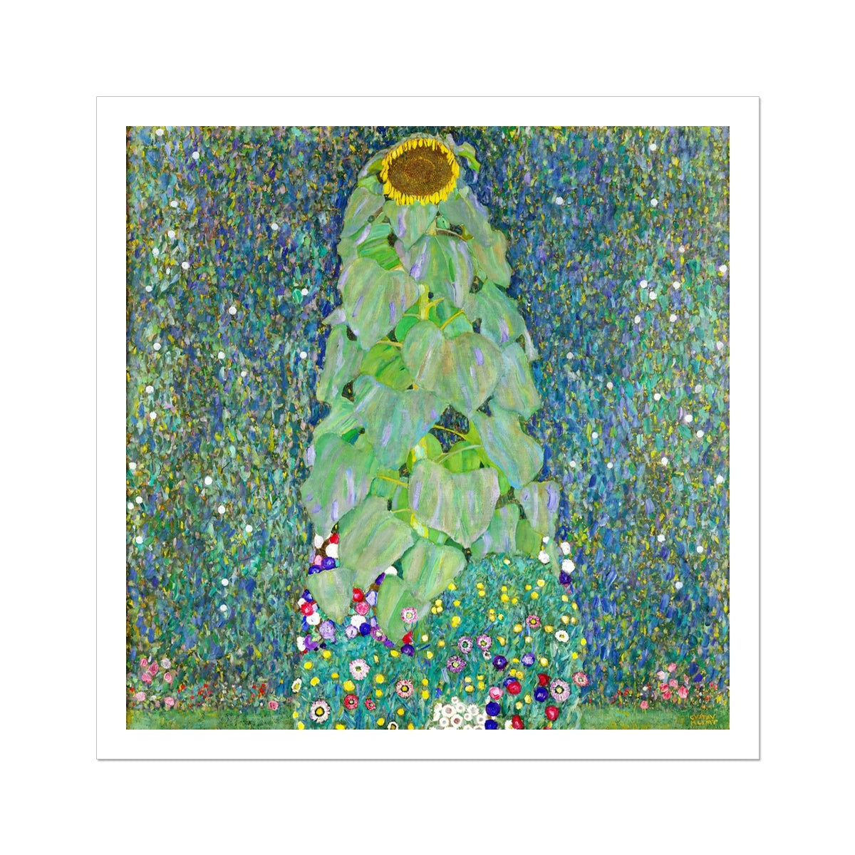 Gustav Klimt Open Edition Art Print. 'Sunflower'. Art Gallery Historic Art