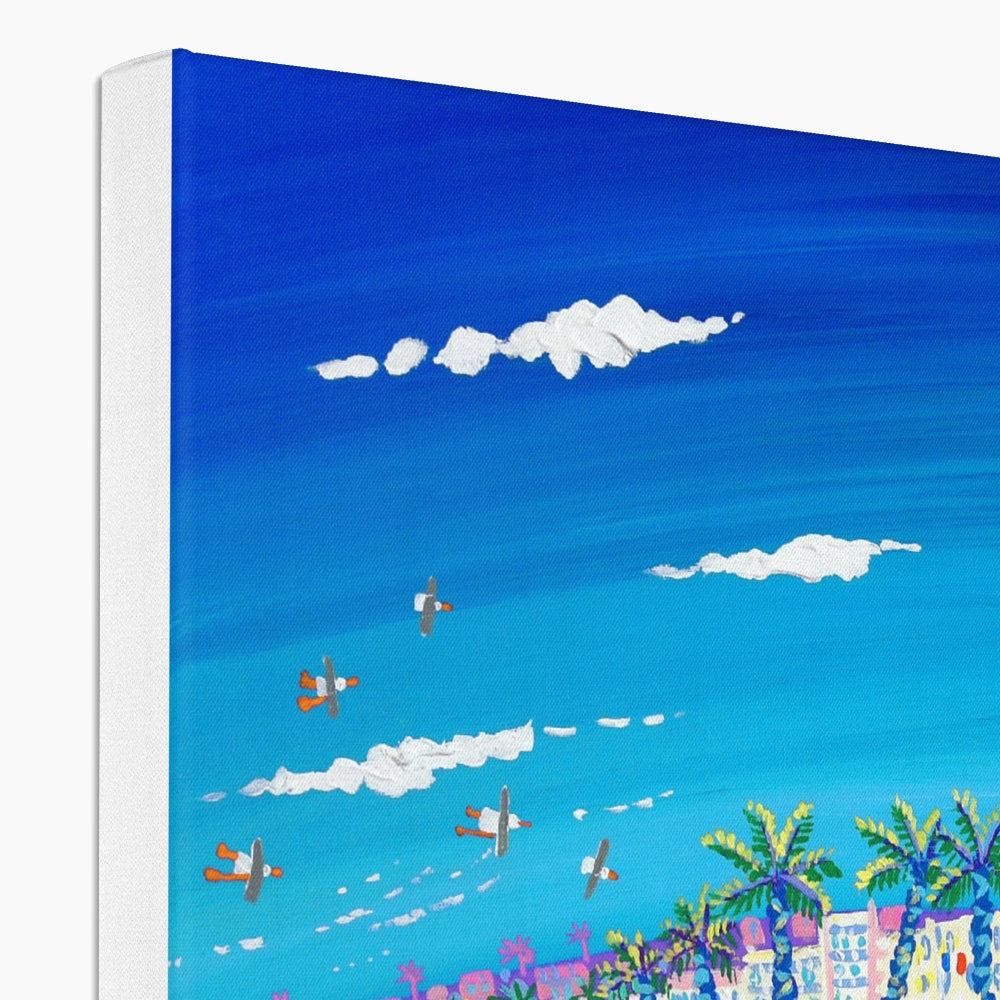 Sexy Curves, Nice, France. Hotel Negresco. Canvas Art Print by John Dyer