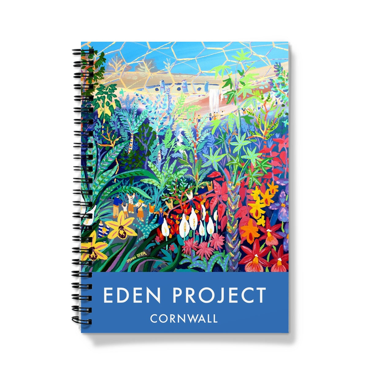 Eden Project Rainforest Biome - Contemporary Art Notebook by John Dyer