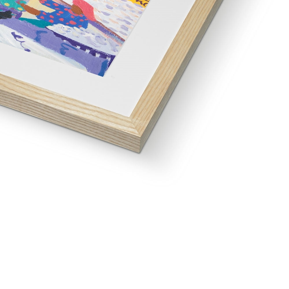 John Dyer Framed Open Edition Art Print. 'The Rice Market, Los Baños, the Philippines'