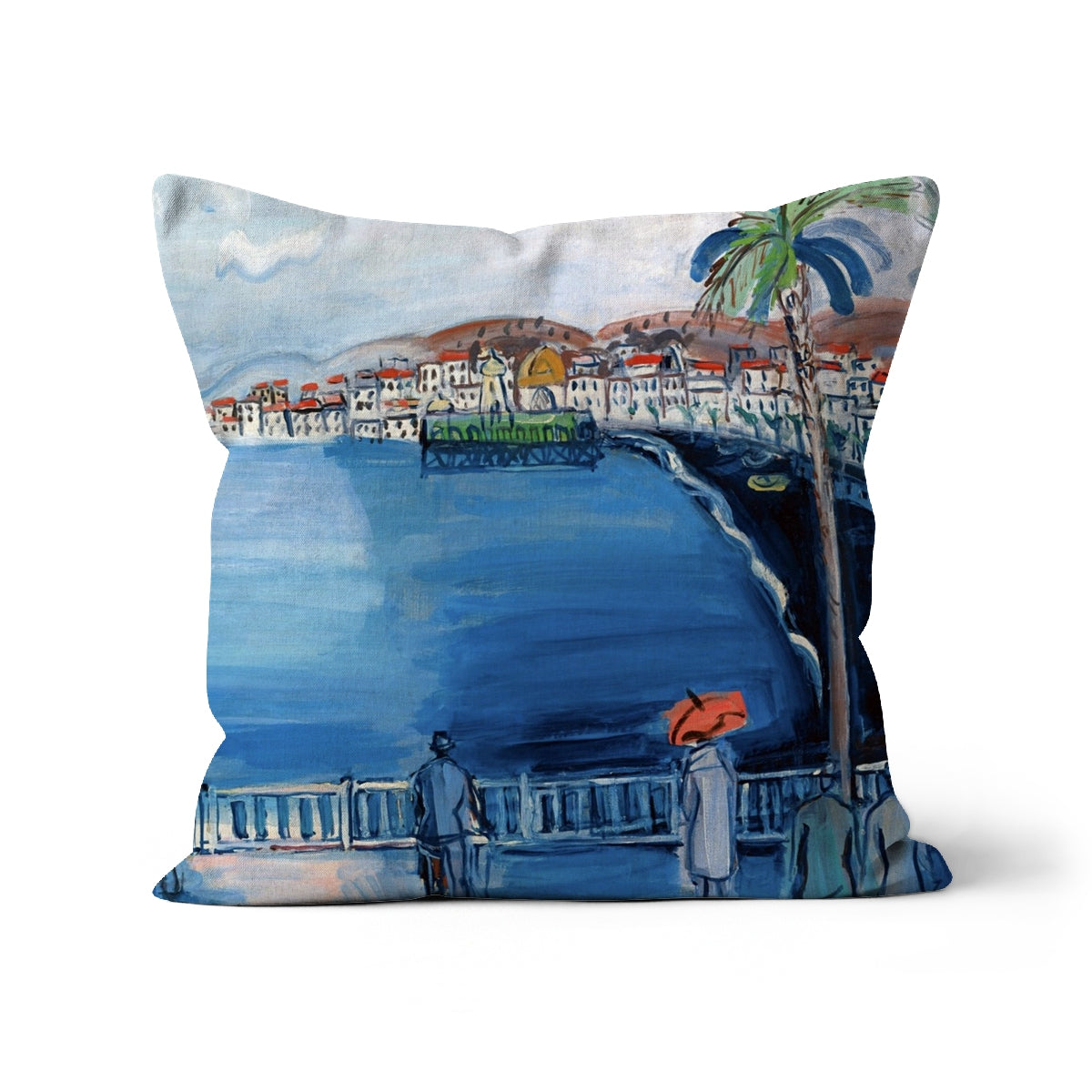 'Baie des Anges, Nice, France' Classic Art Cushion by Raoul Dufy