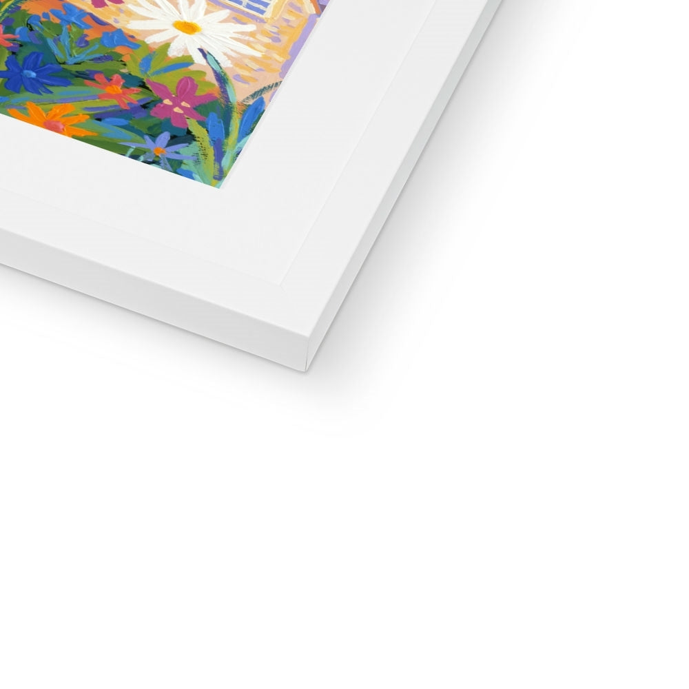 John Dyer Framed Open Edition Cornish Art Print. 'Sailing Beneath the Eclipse, Falmouth, Cornwall'.