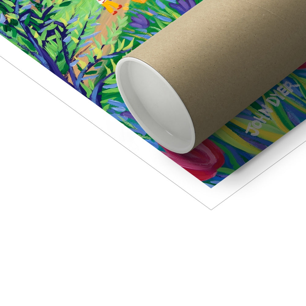 John Dyer Fine Art Open Edition Print. 'Balloons over the Royal Crescent, Bath'