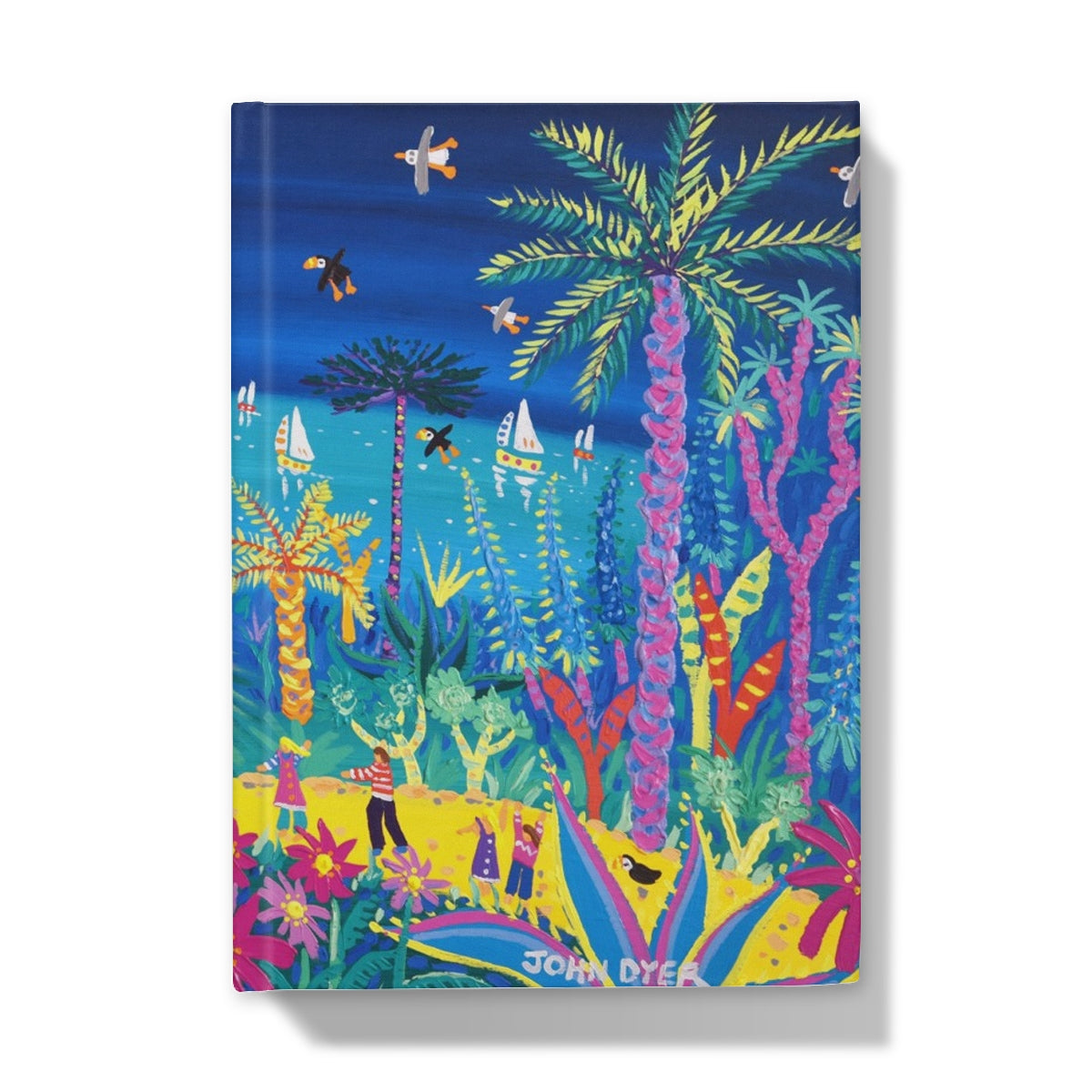 John Dyer Art Hardback Notebook Journal. Tresco Abbey Garden