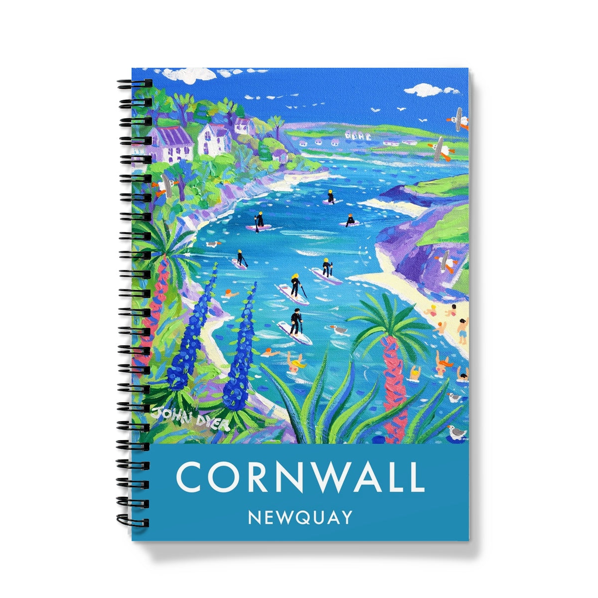 Gannel Estuary Newquay. Cornish Contemporary Art Notebook by John Dyer