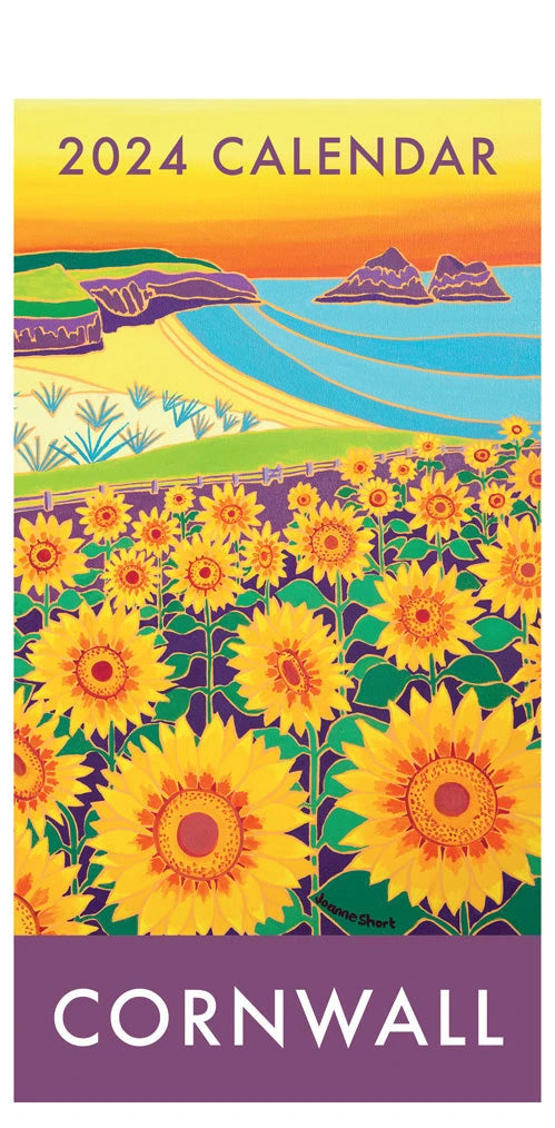 Calendar 2024. Cornwall Art Calendar by Cornish Artist John Dyer. UK Dates & Holidays.Cornwall Art Calendar by Artists John Dyer & Joanne Short. UK Dates and Holidays. Joanne Short