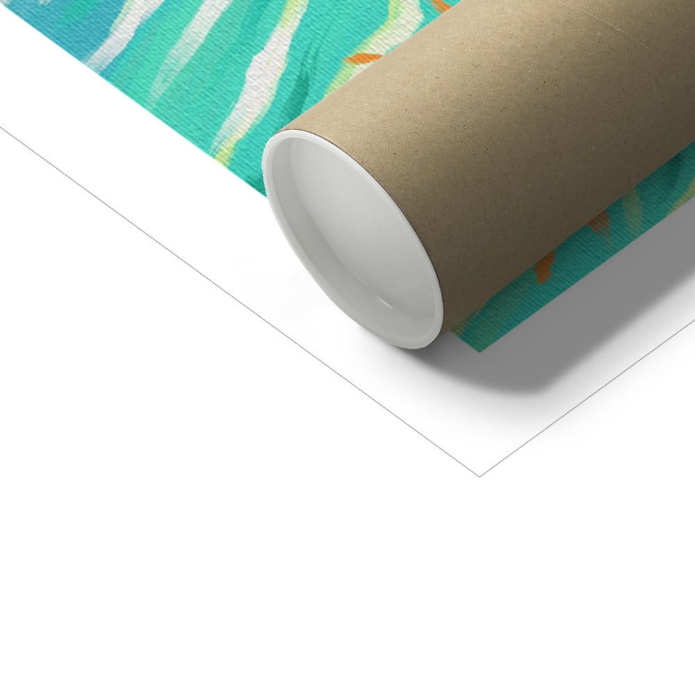 John Dyer Greece Artwork. Open Edition Greek Art Print of Corfu. 'Sunlit Waters at Black Rocks Beach Corfu, Greece'. Greek Art Gallery