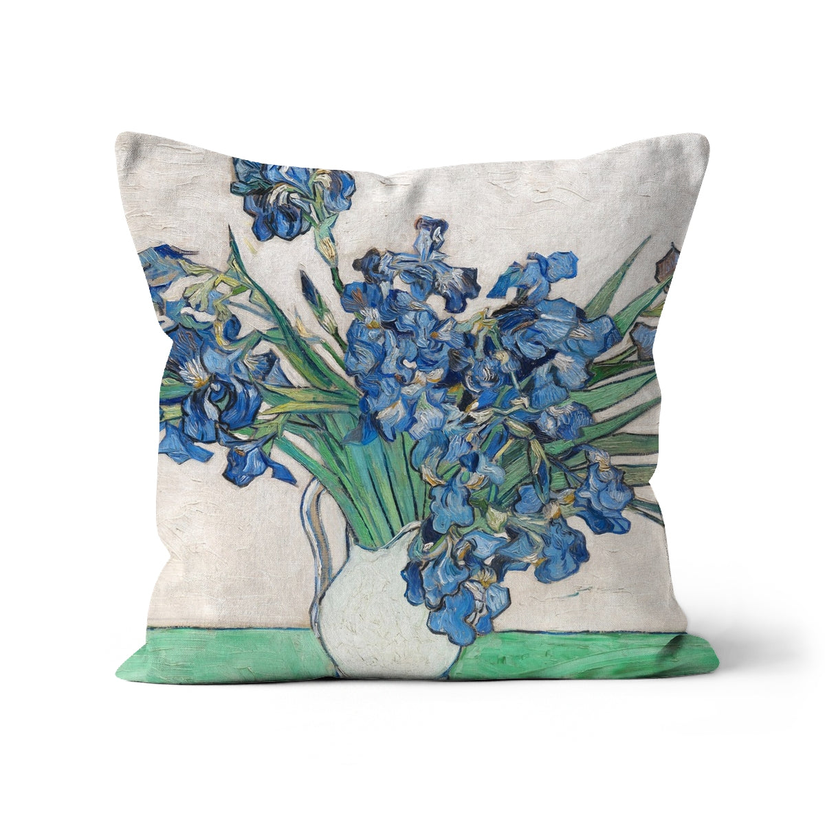 Irises. Classic Art Cushion by Vincent Van Gogh