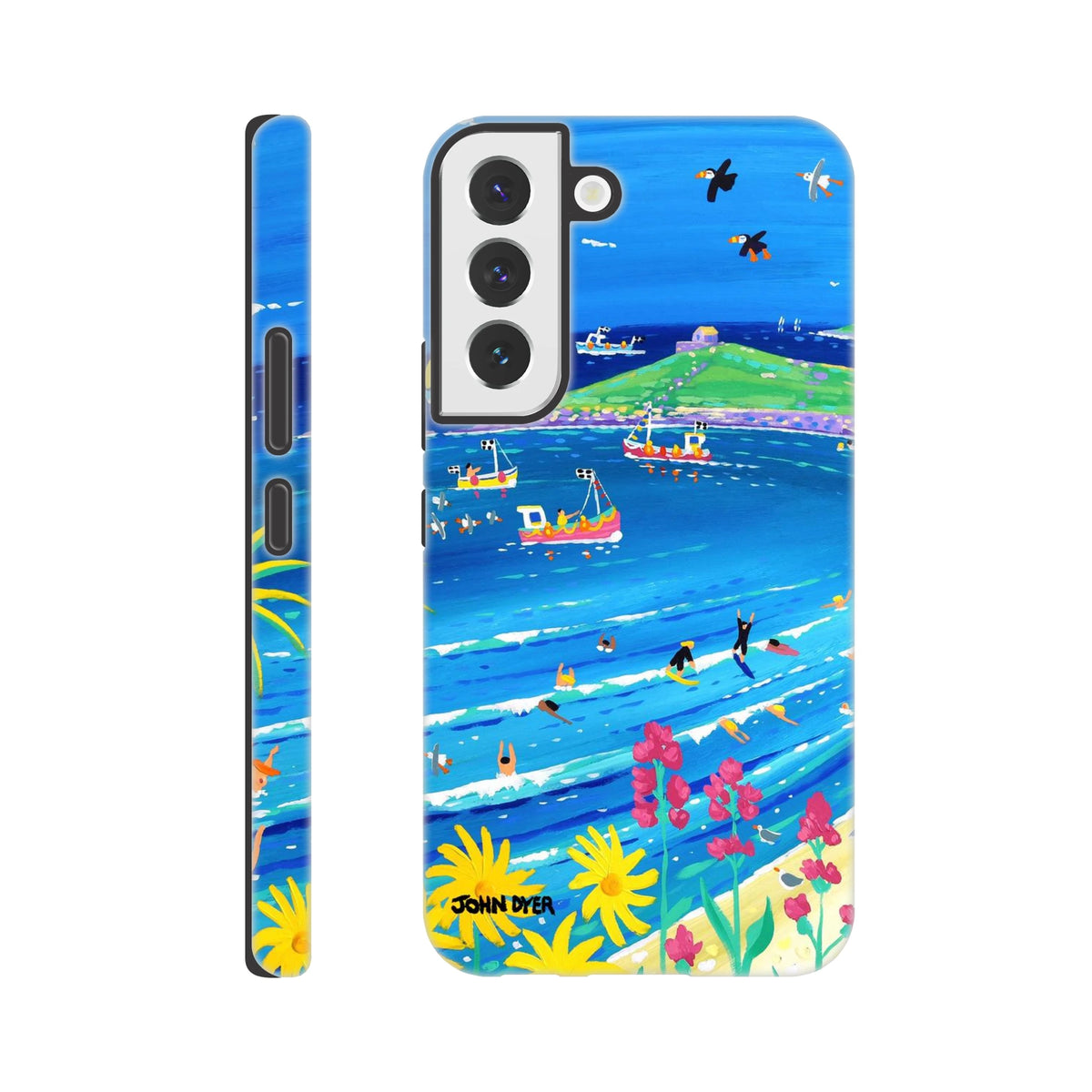 Tough Art Phone Case. Porthmeor Beach, St Ives by Cornish Artist John Dyer.