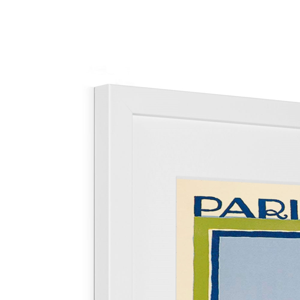 Vintage Travel Poster Print of Menton, France by Roger Broders. Open Edition Fine Art Print. Historic Art Framed and Mounted Print