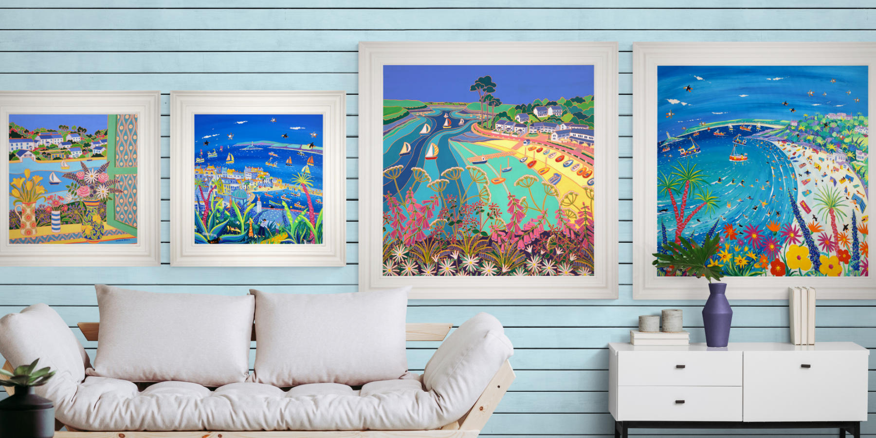 Selection of original paintings by Joanne Short and John Dyer available for sale at the John Dyer Gallery online