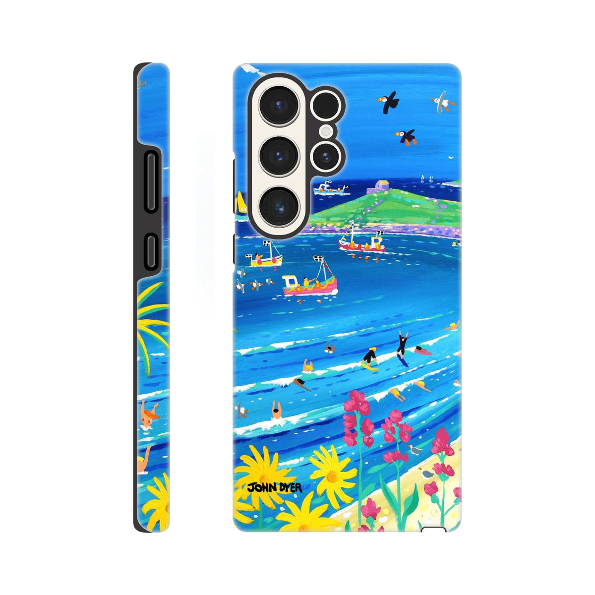 Tough Art Phone Case. Porthmeor Beach, St Ives by Cornish Artist John Dyer.