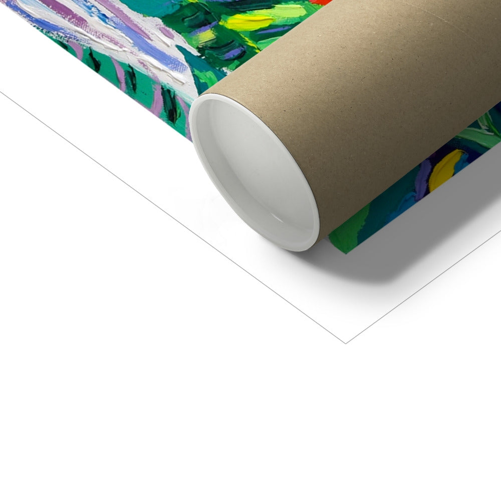 John Dyer Fine Art Caribbean Rainforest Print 'Tropical Banana Wildlife Beach, Costa Rica'. Open Edition Art Print