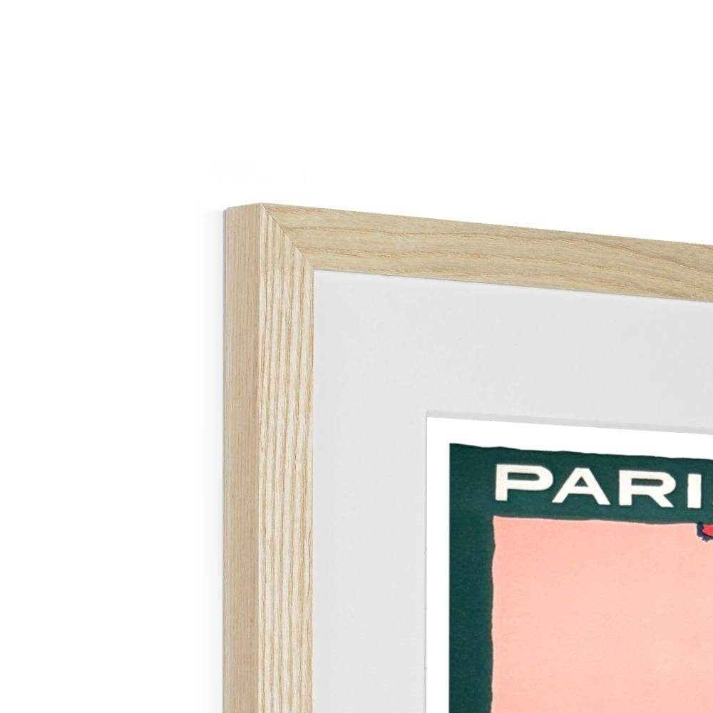 Vintage Travel Poster Print of Monte-Carlo, Monaco by Roger Broders. Open Edition Fine Art Print. Historic Art Framed and Mounted Print