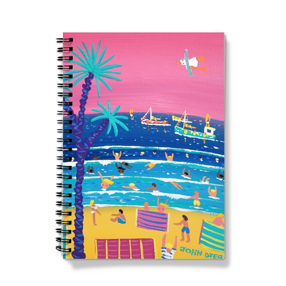 &#39;Evening Skies on a Hot Summer Day&#39; Cornish Contemporary Art Notebook by John Dyer