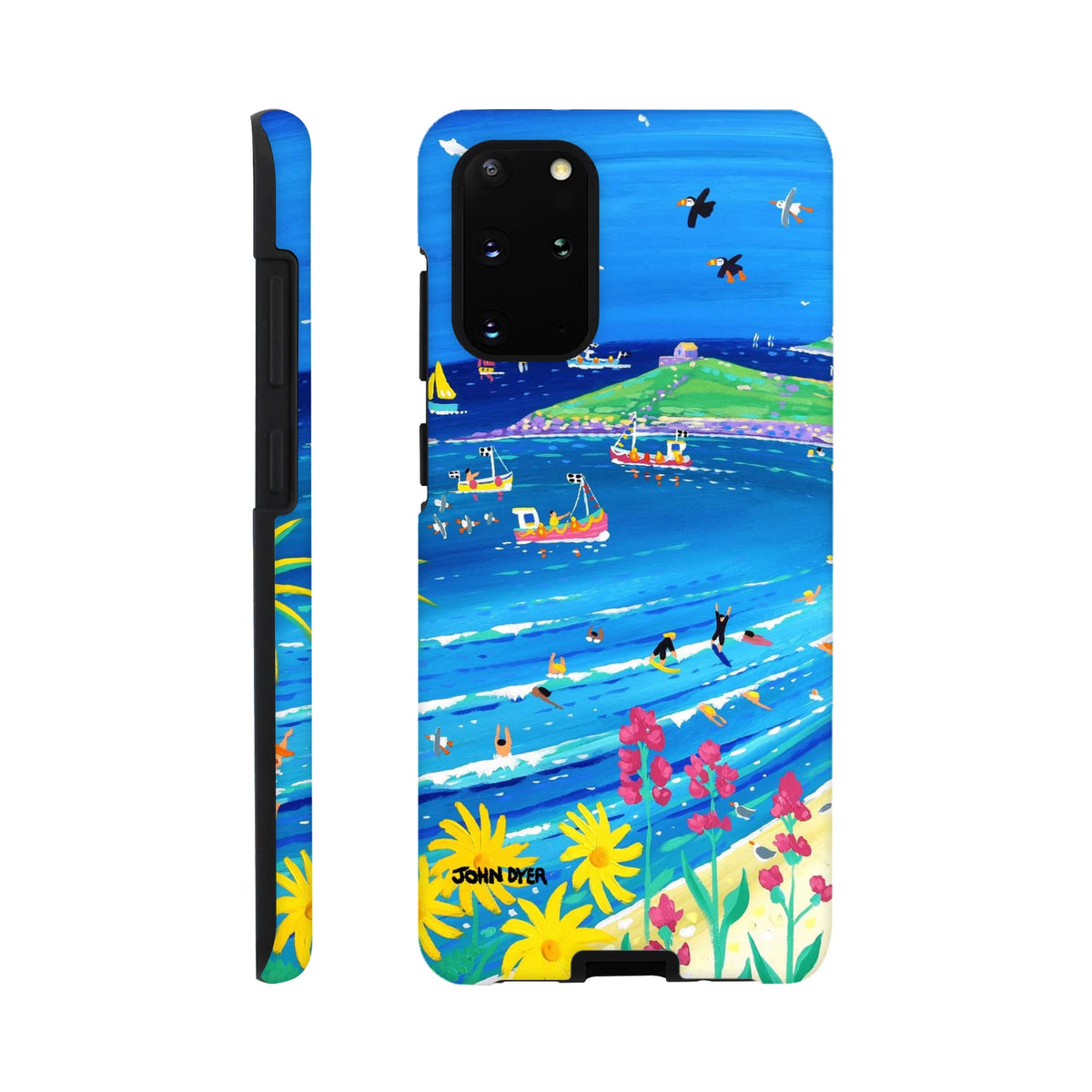 Tough Art Phone Case. Porthmeor Beach, St Ives by Cornish Artist John Dyer.